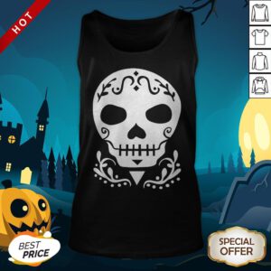 Sugar Skull Mexican Dia De Muertos Day Of The Dead Tank Top