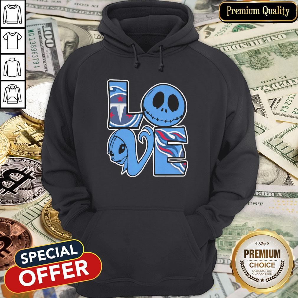 Tennessee Titans Jack Skellington And Sally Love Hoodie