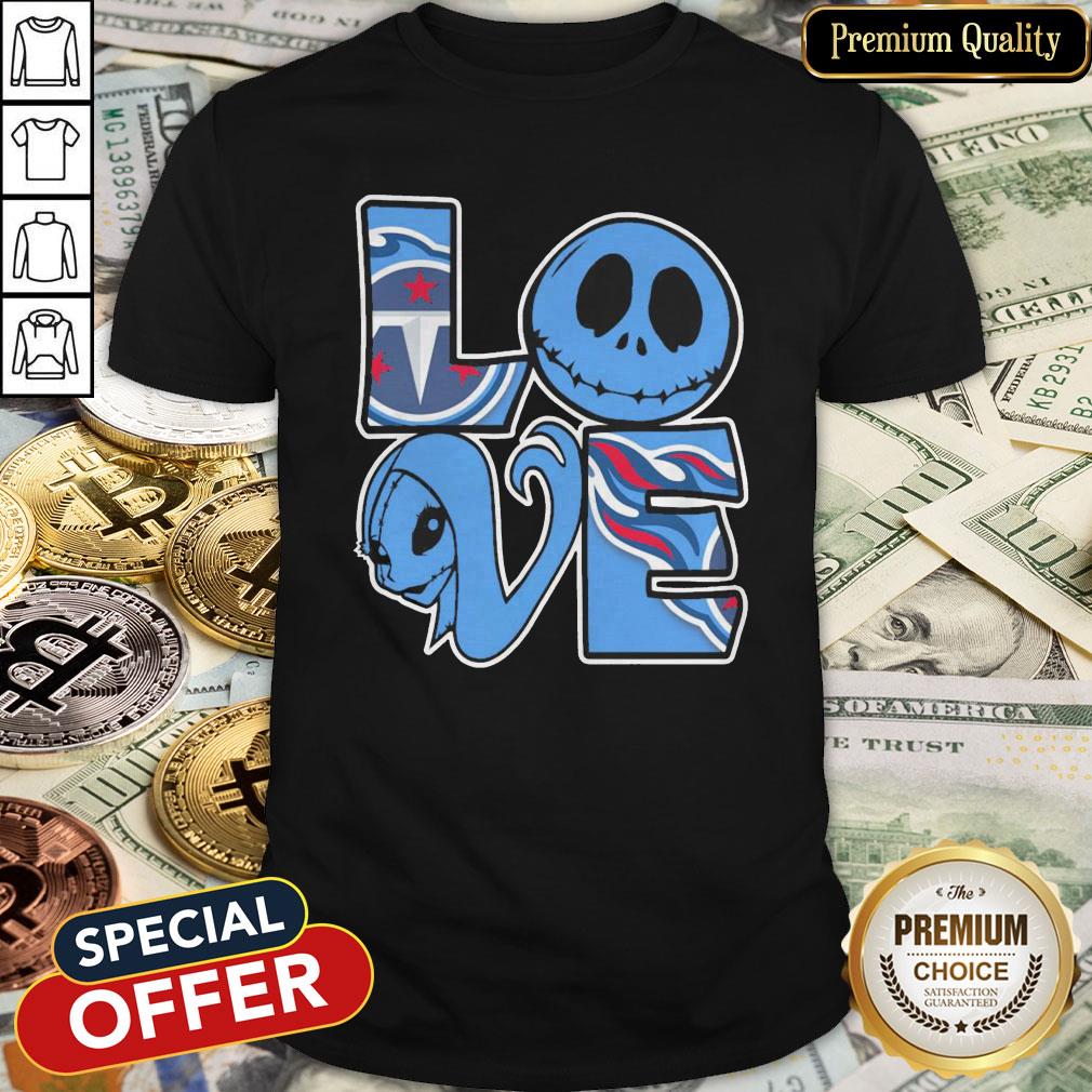 Tennessee Titans Jack Skellington And Sally Love Shirt