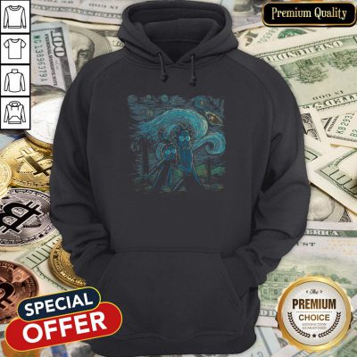 The Starry Night Rick And Morty Hoodie