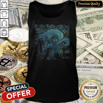 The Starry Night Rick And Morty Tank Top