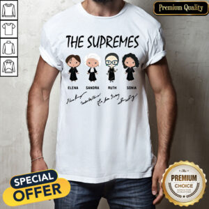 The Supremes Elena Sandra Ruth Sonia Signatures Shirt