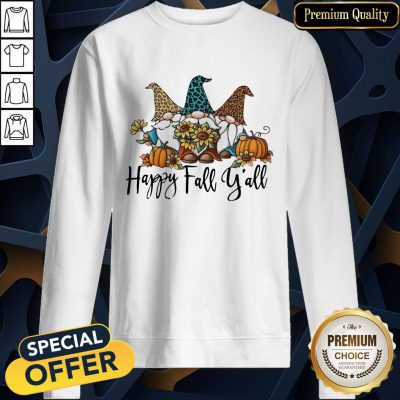 Three Gnomes Happy Fall Y’all Tank Top