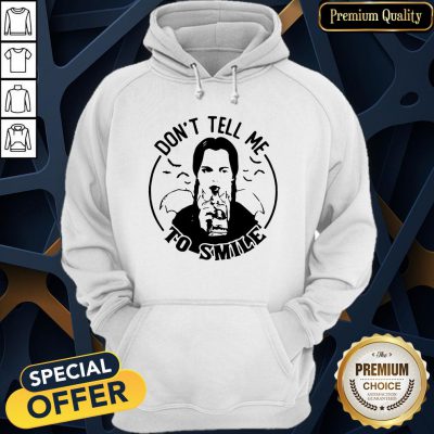 Wednesday Addams Don’t Tell Me To Smile Hoodie