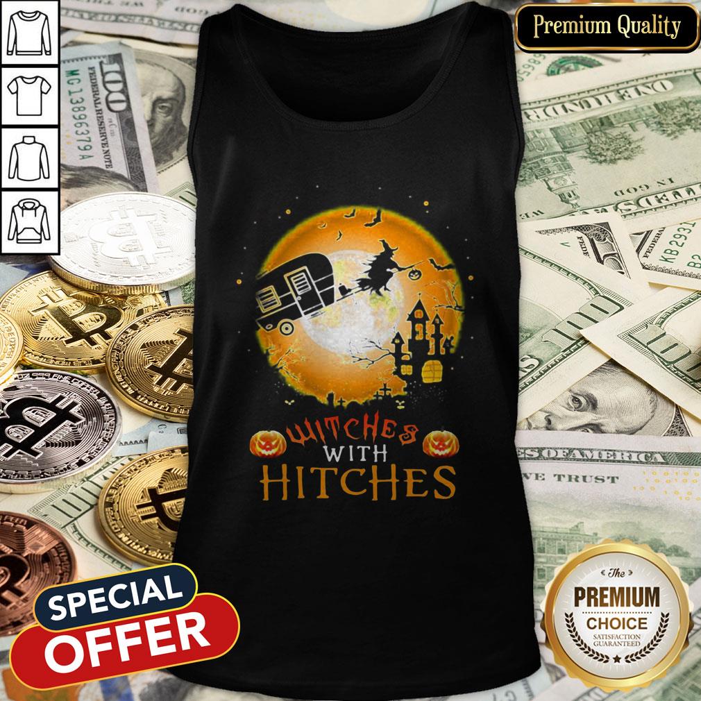 Witches With Hitches Halloween Tank Top