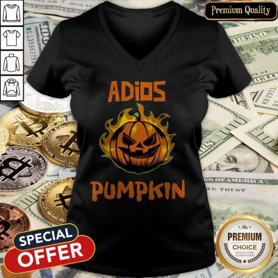 Adios President Trump Halloween Day V-neck