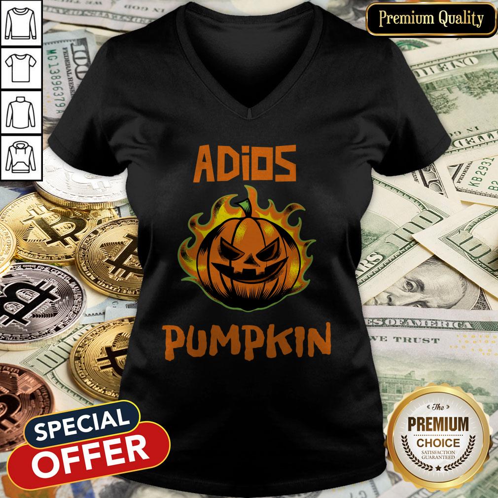 Adios President Trump Halloween Day V-neck