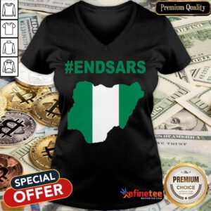 Awesome Endsars V-neck- Design By Refinetee.com