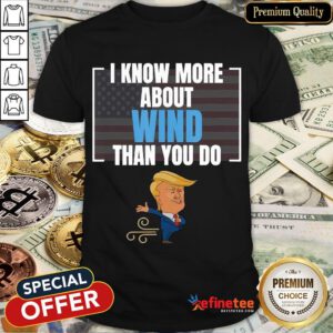 Awesome I Know More About Wind Than You Do Trump Farting 2020 Shirt- Design By Refinetee.com