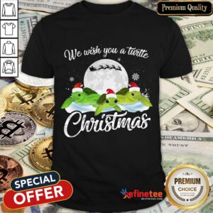 Awesome We Wish You A Turtle Christmas Shirt- Design By Refinetee.com