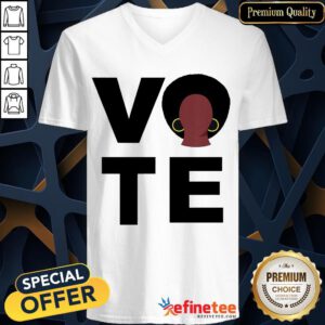 Black Women Vote Political Election Black Votes Matter V-neck
