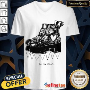 Funny Deathstud Boots Join The Club V-neck- Design By Refinetee.com