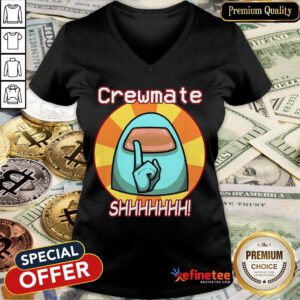 Good Crewmate Imposter Among Game Us Sus For V-neck- Design By Refinetee.com