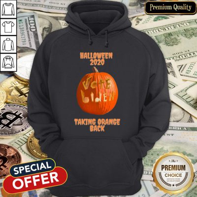 Halloween 2020 Pumpkin Vote Biden Taking Orange Back Hoodie