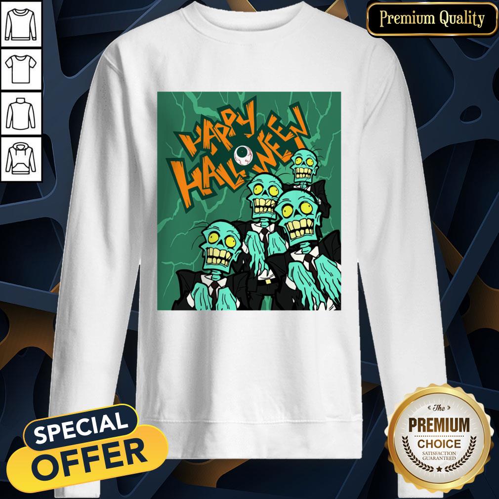 Happy Halloween Day Zombies SweatShirt