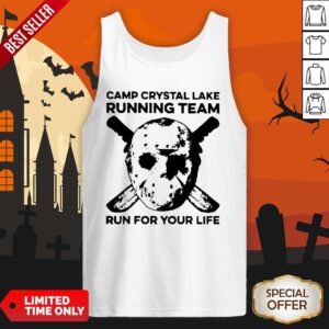 Jason Voorhees Camp Crystal Lake Running Team Run For Your Life Tank Top