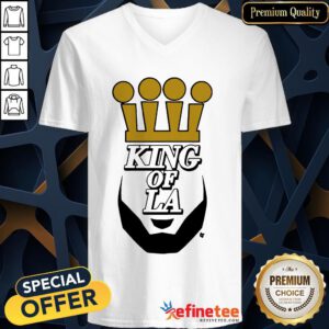 King Of L A Basketball Champs 2020 V-neck