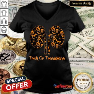 Lungs Trick Or Transplant V-neck
