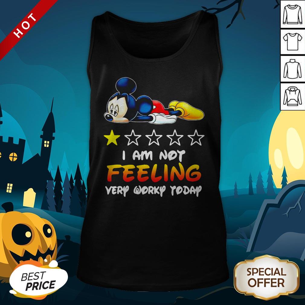 Mickey Mouse I’m Not Feeling Very Worky Today Tank Top