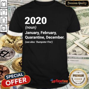 Official 2020 January February Sarcastic Quarantine December ShirtOfficial 2020 January February Sarcastic Quarantine December Shirt- Design By Refinetee.com