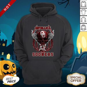 Official Skull Metallica Sooners Hoodie