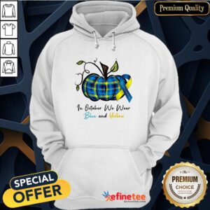 Own Syndrome In October We Wear Blue And Yellow Hoodie