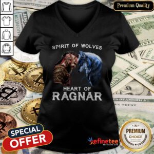 Spirit Of Wolves Heart Of Ragnar V-neck