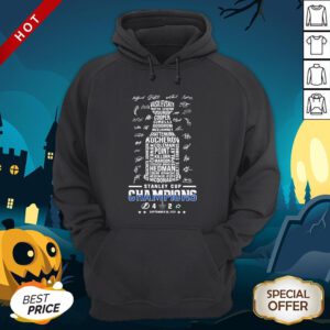 Stanley Cup Champions 4 2 September 28 2020 Signatures Hoodie