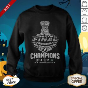 Stanley Cup Vasilevskiy Point Champions September 28 2020 SweatShirt