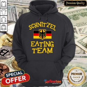 Top Schnitzel Eating Team Hoodie- Design By Refinetee.com