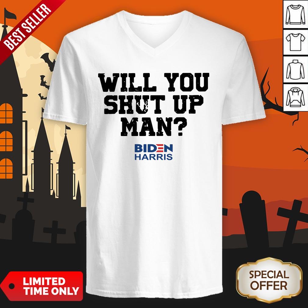 Will You Just Shut Up Joe Biden To Donald Trump Tank Top
