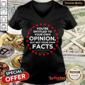 You're Entitled To Your Own Opinion But Not Your Own Facts 2020 Stars V-neck