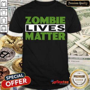 Zombie Lives Matter Halloween Witch T-Shirt