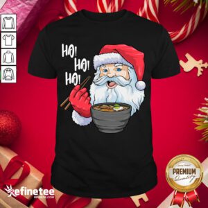 Awesome Santa Ramen Noodles Shirt Christmas Japanese Noodles Shirt- Design By Refinetee.com