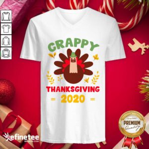 Beautiful Crappy Thanksgiving 2020 V-neck - Design By Refinetee.com