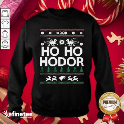Beautiful Ho Ho Hodor Toothless Merry Christmas Sweatshirt - Design By Refinetee.com