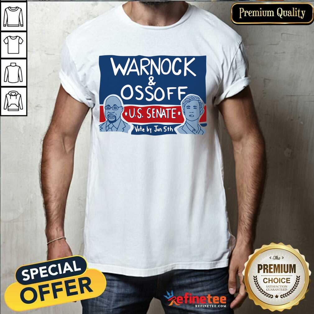 Cool Warnock Ossoff For Senate Shirt - Design By Refinetee.com