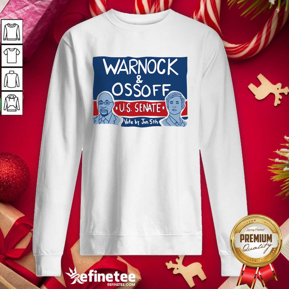 Cool Warnock Ossoff For Senate Sweatshirt - Design By Refinetee.com Warnock Ossoff For Senate Sweatshirt - Design By Refinetee.com