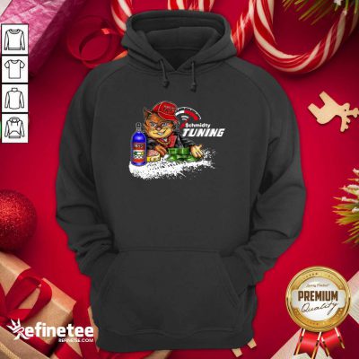 Cute Schmidty Tuning Mad Cat Hoodie - Design By Refinetee.com