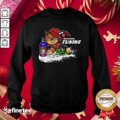 Cute Schmidty Tuning Mad Cat Sweatshirt - Design By Refinetee.com