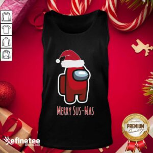 Fantastic Among Us Mery Sus Mas Christmas Tank Top - Design By Refinetee.com