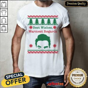Fantastic Best Wishes Warmest Regards David Rose Funny Rose Family Schitts Creek Ugly Christmas Shirt - Design By Refinetee.com