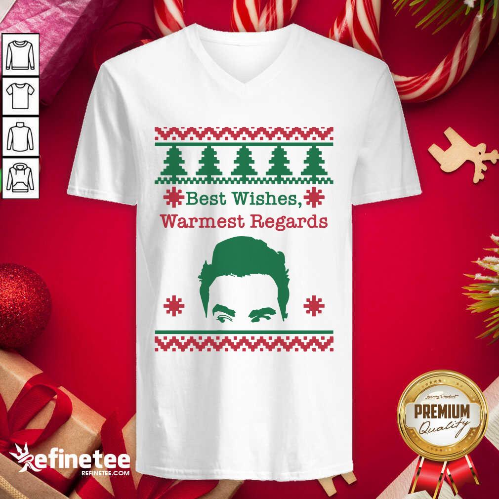 Fantastic Best Wishes Warmest Regards David Rose Funny Rose Family Schitts Creek Ugly Christmas V-neck - Design By Refinetee.com Best Wishes Warmest Regards David Rose Funny Rose Family Schitts Creek Ugly Christmas V-neck - Design By Refinetee.com