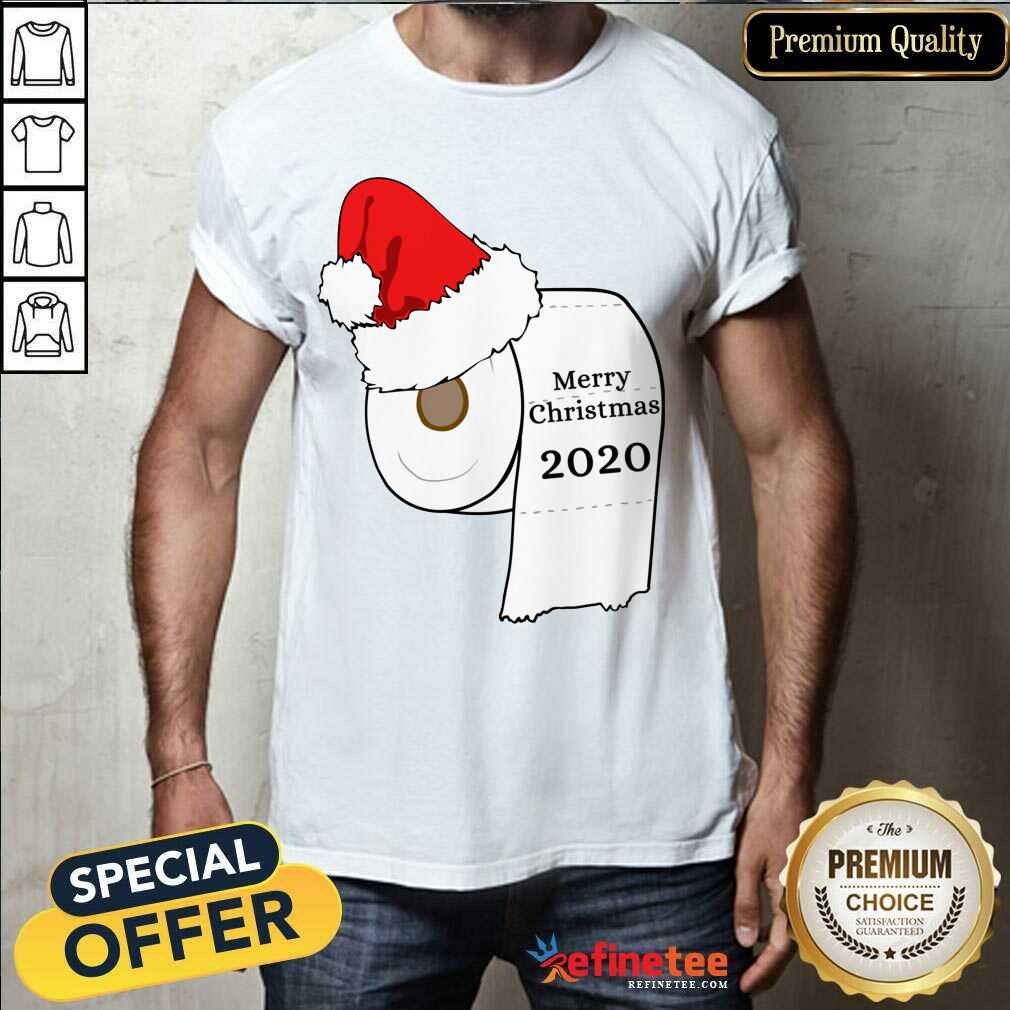 Fantastic Santa Hat Toilet Paper Merry Christmas 2020 Shirt - Design By Refinetee.com