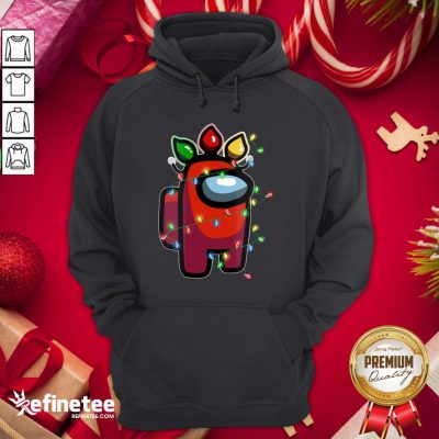 Fantastic Santas Crew Among Us Game Sus Xmas Hoodie - Design By Refinetee.com - Design By Refinetee.com