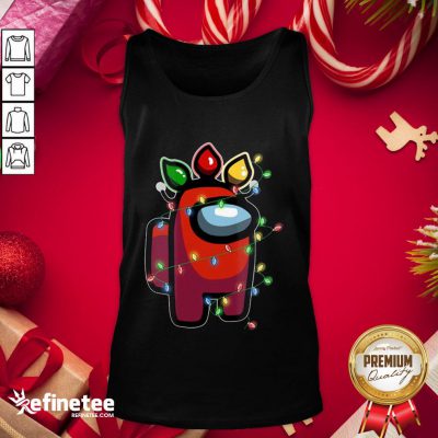 Fantastic Santas Crew Among Us Game Sus Xmas Tank Top - Design By Refinetee.com