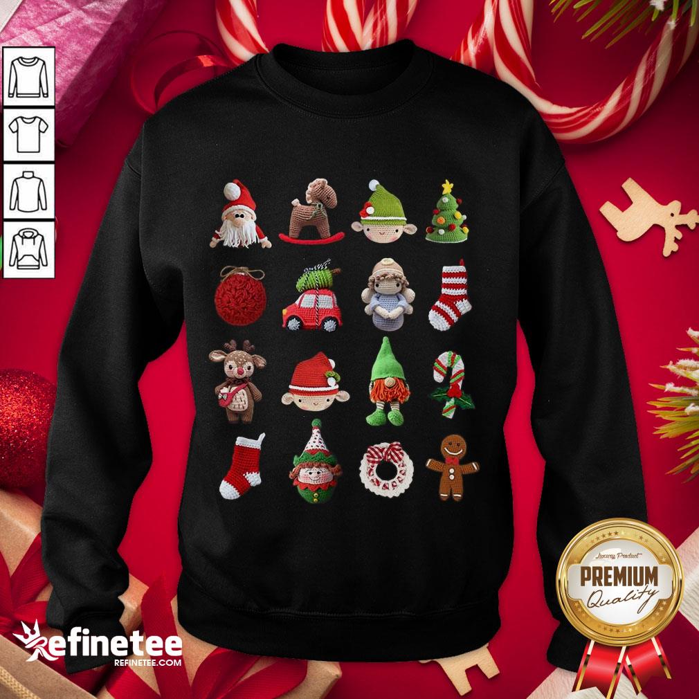 Funny Collection Of Christmas Santa Claus Playing Pose Activity For Xmas Day Sweatshirt - Design By Refinetee.com Funny Collection Of Christmas Santa Claus Playing Pose Activity For Xmas Day Sweatshirt - Design By Refinetee.com