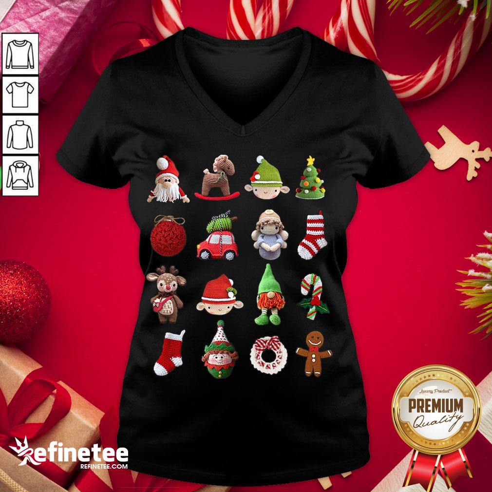 Funny Collection Of Christmas Santa Claus Playing Pose Activity For Xmas Day V-neck - Design By Refinetee.com Funny Collection Of Christmas Santa Claus Playing Pose Activity For Xmas Day V-neck - Design By Refinetee.com