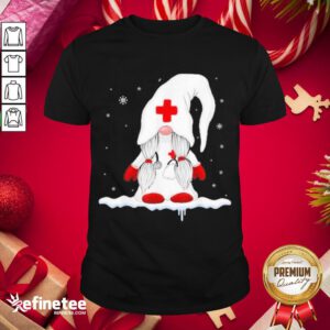 Premium Gnome Nurse Christmas Sweater Shirt - Design By Refinetee.com