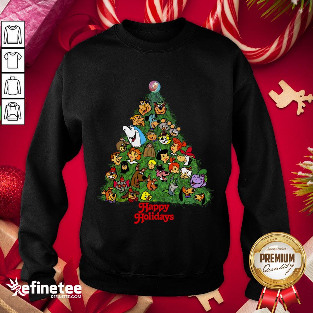Funny Holidays From Your Favorite Cartoon Characters In A Christmas Tree Sweatshirt - Design By Refinetee.com Funny Holidays From Your Favorite Cartoon Characters In A Christmas Tree Sweatshirt - Design By Refinetee.com